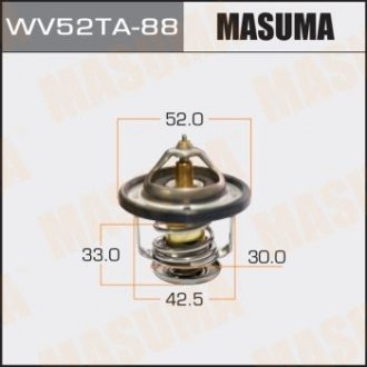 Термостат WV52TA-88 FORD TOURNEO COURIER Kombi 1.0 EcoBoost (WV52TA-88) MASUMA 'WV52TA88 (фото 1)