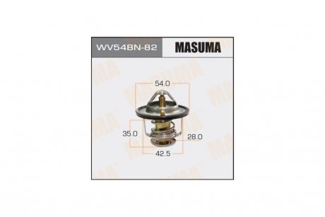Термостат WV54BN-82 NISSAN X-TRAIL (WV54BN-82) MASUMA 'WV54BN82