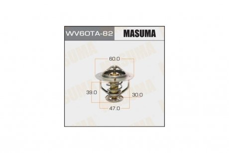 Термостат WV60TA-82 TOYOTA HILUX IV (WV60TA-82) MASUMA 'WV60TA82 (фото 1)