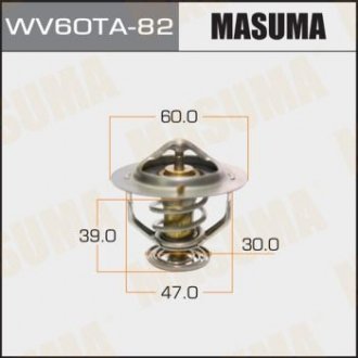 Термостат WV60TA-82 TOYOTA HILUX IV (WV60TA-82) MASUMA 'WV60TA82