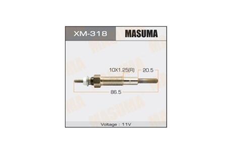 Свічка розжарення (XM-318) MASUMA 'XM318