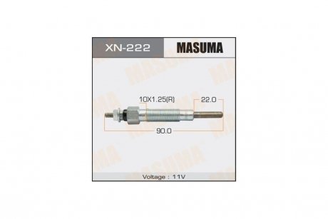 Свеча накала TD27 HYUNDAI H350 2.5 CRDI (15-20) (XN-222) MASUMA XN222 (фото 1)
