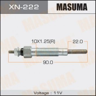 Свеча накала TD27 HYUNDAI H350 2.5 CRDI (15-20) (XN-222) MASUMA XN222