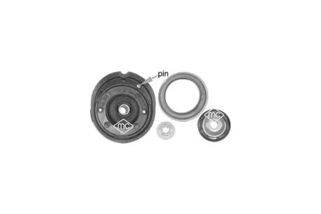Ремкомплект опоры амортизатора перед Citroen C2, C3 (02-) Metalcaucho '05876