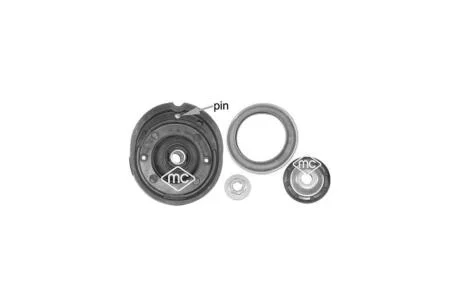 Ремкомплект опоры амортизатора перед Citroen C2, C3 (03-) Metalcaucho '05877