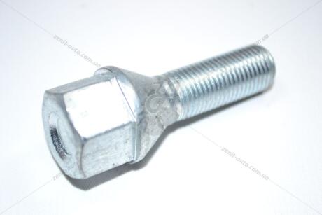 Болт колеса 12х1,25х30 Титан 2101 -2112 с юбкой (кратно 10) Метиз-Авто 'VIN11003