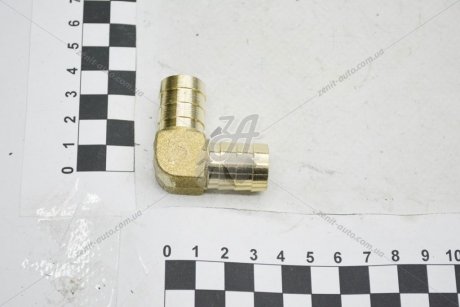 Переходник угловой (трубка) 16мм бронза Метизы Метиз 'F523 (фото 1)