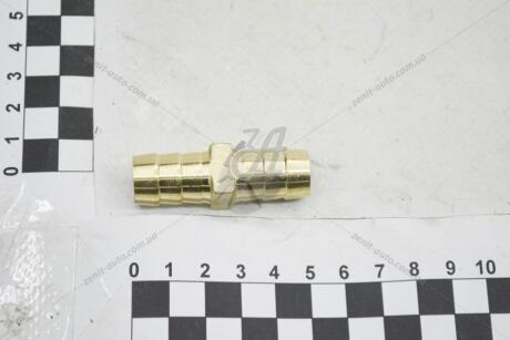 Перехідник прямий (трубка) 14/14мм бронза BS AUTO Метизи Метиз 'LTN1414TB
