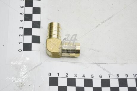 Перехідник кутовий (трубка) 16/16мм бронза BS AUTO Метизи Метиз 'LTN1616K