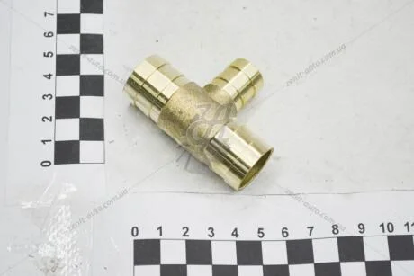 Тройник соединительный (трубка) 22/16/22мм бронза BS AUTO ы Метиз 'LTN221622TR