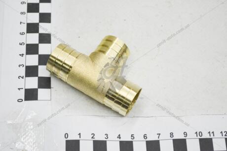 Тройник соединительный (трубка) 25/25/25мм бронза BS AUTO Метизы Метиз 'LTN252525TR