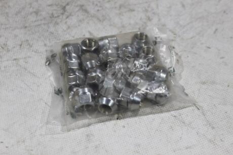 Гайка колеса 12х1,25х21 хром (конус) откр ключ 19 (кратно 20) BS AUTO Метиз 'N22521CCR