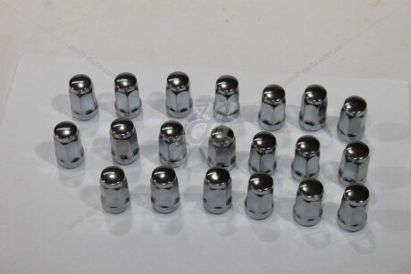 Гайка колеса 12х1,5х35 хром (конус) закр ключ 17 (кратно 20) BS AUTO Метиз 'N253517CCR