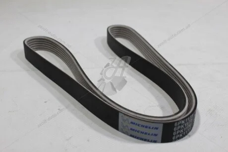 Ремінь полікліновий (тефлон) Infiniti FX 35 (03-06) 3.5i/ Renault Duster (19-) 1.5d/ Mini Cooper (14-) (6PK1173) MICHELIN '6PK1173