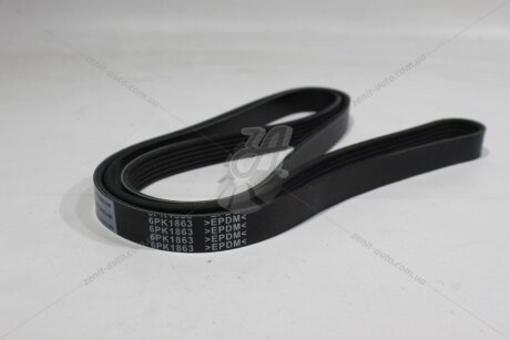 Ремінь поліклиновий Mazda 3 (08-14) 1.6i/ Opel Zafira A 2.0, 2.2d MICHELIN '6PK1863