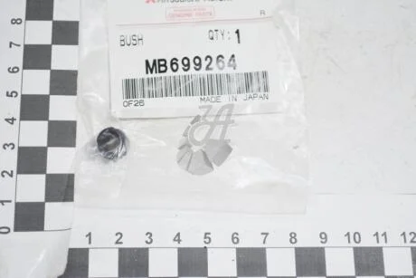 Втулка резиновая направляющего пальца передн суппорта Lancer IX X Outlander II MITSUBISHI MB699264
