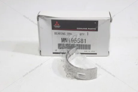 Вкладиш корінний верхн (STD.2) Lancer X, ASX 1,6i (MN195581) Mitsubishi MITSUBISHI 'MN195581