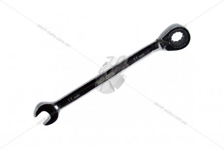 Ключ рожково-накидной 11мм с трещеткой и реверсом угол 15 MOLDER MT59011