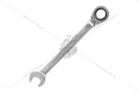 Ключ рожково-накидной 15мм с трещеткой и реверсом угол 15 MOLDER MT59015 (фото 1)