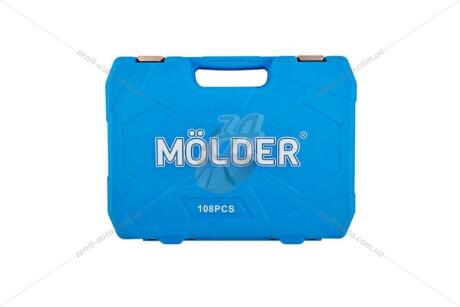 Набор инструментов в кейсе 108 предметов 1/4 CR- V MOLDER MT60108