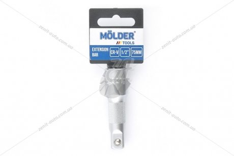 Подовжувач головки торцевої 1/2х75мм Cr-V MOLDER MT62075 (фото 1)