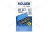 Набор инструментов (шестигранники+звездочки к-т 40шт) Cr-V MOLDER MT68040 (фото 8)