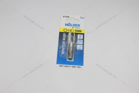 Тримач біт 60мм магнітний (у блістері) MOLDER 'MT70060