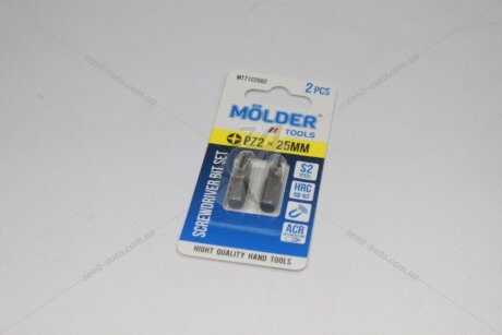 Набір біт PZ2x25мм (к-т 2шт) (блістер) MOLDER 'MT7122502