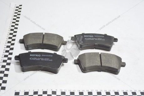 Колодки гальмівні дискові перед Renault Kangoo II 2008- Motrio 8660006319 (фото 1)