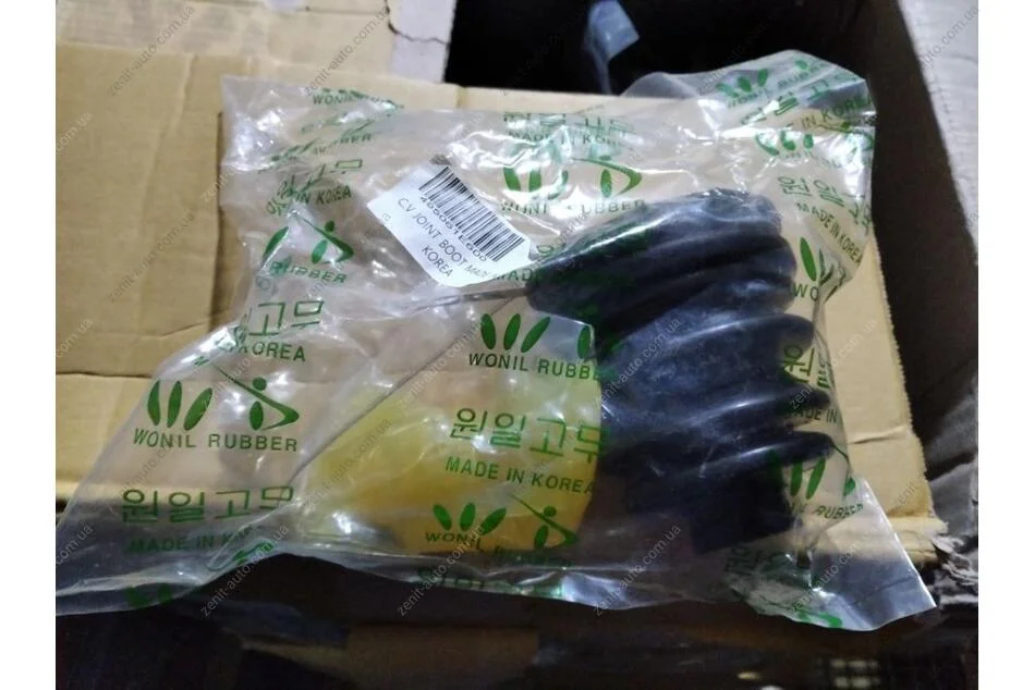 Пильник ШРКШ внутр лів (змазка+хомути) (WONIL RUBBER) NG НГ 49506-1E600 (фото 1)