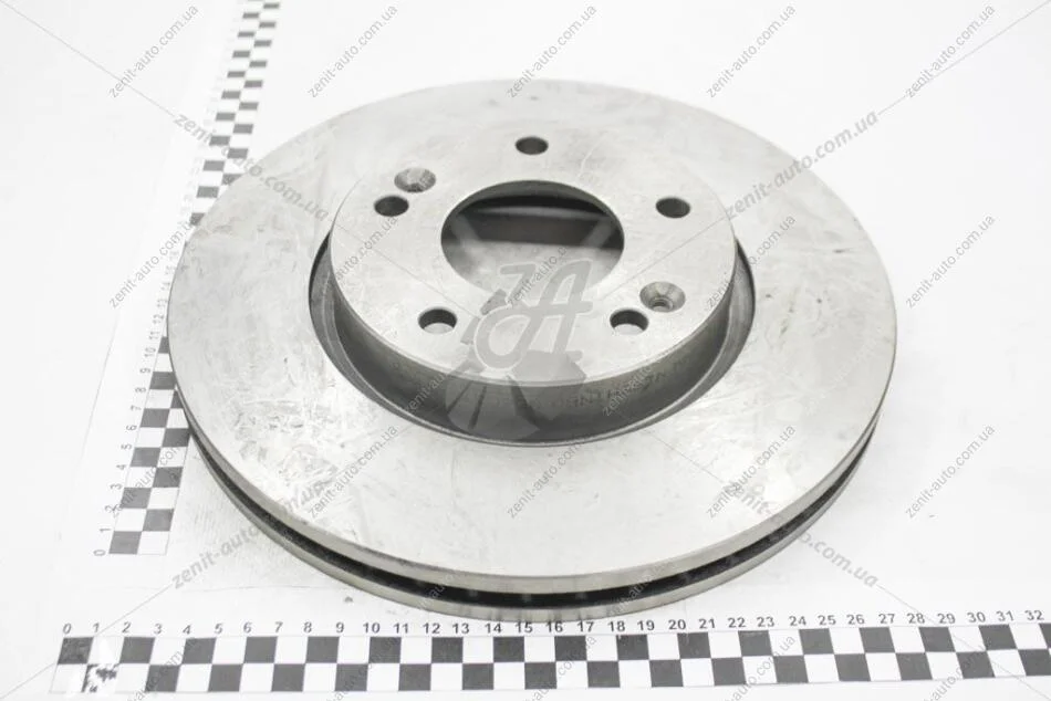 Диск гальмівний передний Hyundai i30, Tucson/Kia Carens, Ceed, Cerato 1.6, 2.0 (10-) NISSHINBO ND6037K (фото 1)