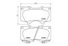 Колодки гальмівні дискові передні Strong Ceramic Mitsubishi Pajero IV (06-)/Toyota LC200 (07-), Hilux VIII (15-) NISSHINBO NP1012SC (фото 3)