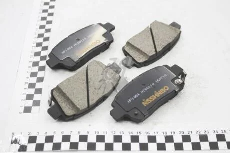 Колодки гальмівні дискові передні Toyota Corolla 1.5, 1.8 (02-07),Yaris 1.0, 1.3, 1.5, 1.8 (99-05) NISSHINBO NP1054