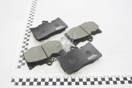 Колодки тормозные дисковые передние Lexus GS 250, 350, 300h, 450h (12-) NISSHINBO NP1072 (фото 1)
