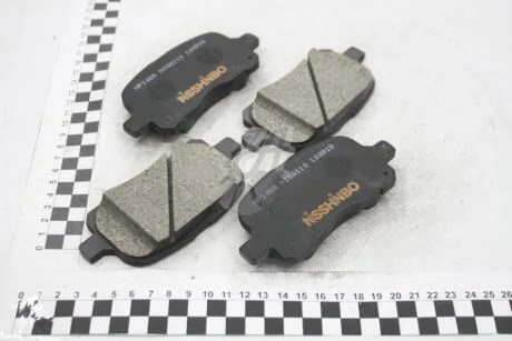 Колодки гальмівні дискові передні Toyota Corolla 1.2, 1.4, 1.6 (97-01) NISSHINBO NP1088
