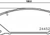 Колодки тормозные дисковые передние Strong Ceramic Lexus RX 350, 450 (08-)/Lexus NX 200t, 300h (14-)/RAV-4 2.0 (15-) NISSHINBO NP1109SC (фото 2)