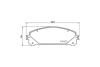 Колодки гальмівні дискові передні Strong Ceramic Lexus RX 350, 450 (08-), Lexus NX 200t, 300h (14-), RAV-4 2.0 (15-) NISSHINBO NP1109SC (фото 3)