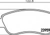 Колодки гальмівні дискові передні PEUGEOT 107 (05-), 108 (14-) NISSHINBO NP1138 (фото 2)