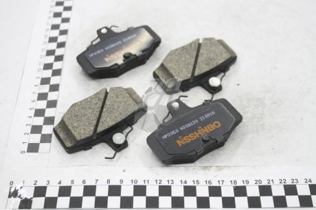 Колодки тормозные дисковые задние Nissan Almera 1.5, 2.2 (03-) NISSHINBO NP2050 (фото 1)