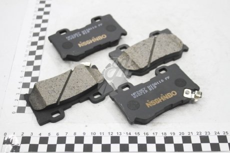 Колодки тормозные дисковые задние Infiniti FX 37, QX 70 (08-) NISSHINBO NP2057 (фото 1)