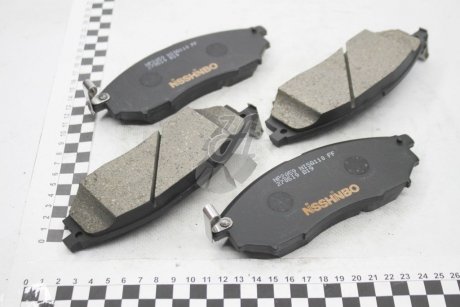 Колодки тормозные дисковые передние Nissan Murano, Qashqai (07-13)/Renault Koleos 2.0, 2.5 (08-17) NISSHINBO NP2059 (фото 1)