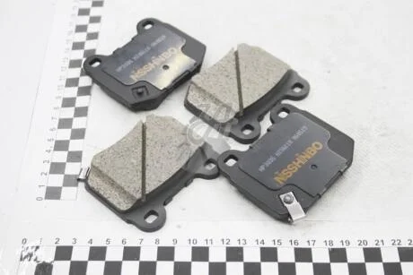 Колодки гальмівні дискові задні Mitsubishi Lancer/Subaru Impreza 2.0, 2.5 (05-) NISSHINBO NP3035