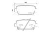 Колодки тормозные дисковые задние Mitsubishi Eclipse (17-) NISSHINBO NP3038 (фото 3)