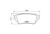 Колодки тормозные дисковые задние Mitsubishi Eclipse Cross (17-) NISSHINBO NP3056 (фото 3)