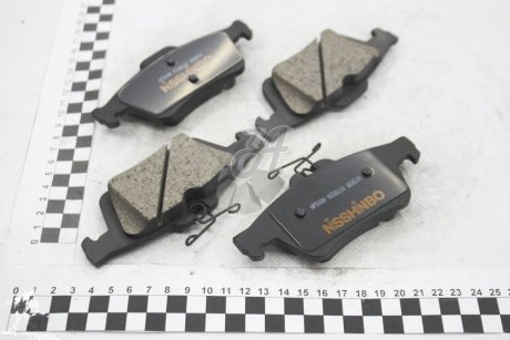 Колодки тормозные дисковые задние Renault Laguna II/Mazda 3 1.6, 1.8, 2.0 (05-) NISSHINBO NP5009 (фото 1)