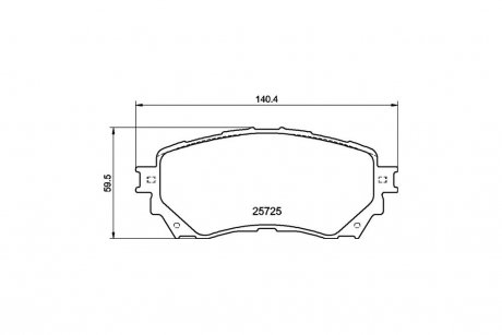 Колодки тормозные дисковые Mazda 6 (GJ, GL) (12-) NISSHINBO NP5039 (фото 1)