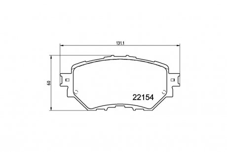 Колодки гальмівні дискові передні Mazda 3 (13-) NISSHINBO NP5048 (фото 1)