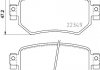 Колодки гальмівні дискові задні Mazda 6 (12-) NISSHINBO NP5054 (фото 2)