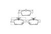 Колодки тормозные дисковые задние Ford Galaxy III (15-), Focus IV (18-), Mondeo V (12-), S-Max (15-) NISSHINBO NP5088 (фото 2)