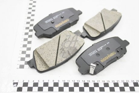 Колодки тормозные дисковые передние Kia Ceed, i30 1.4, 1.6 (12-) NISSHINBO NP6047 (фото 1)